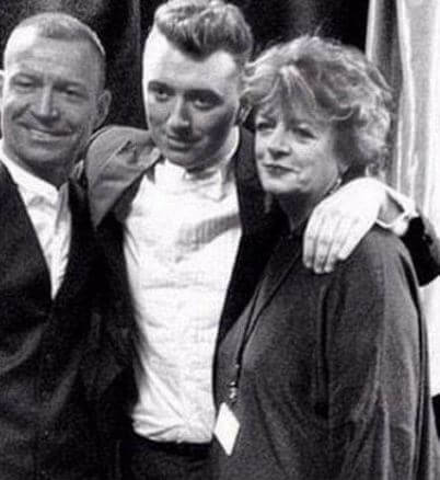 Kate Cassidy with her son Sam Smith and former spouse Frederick Smith.